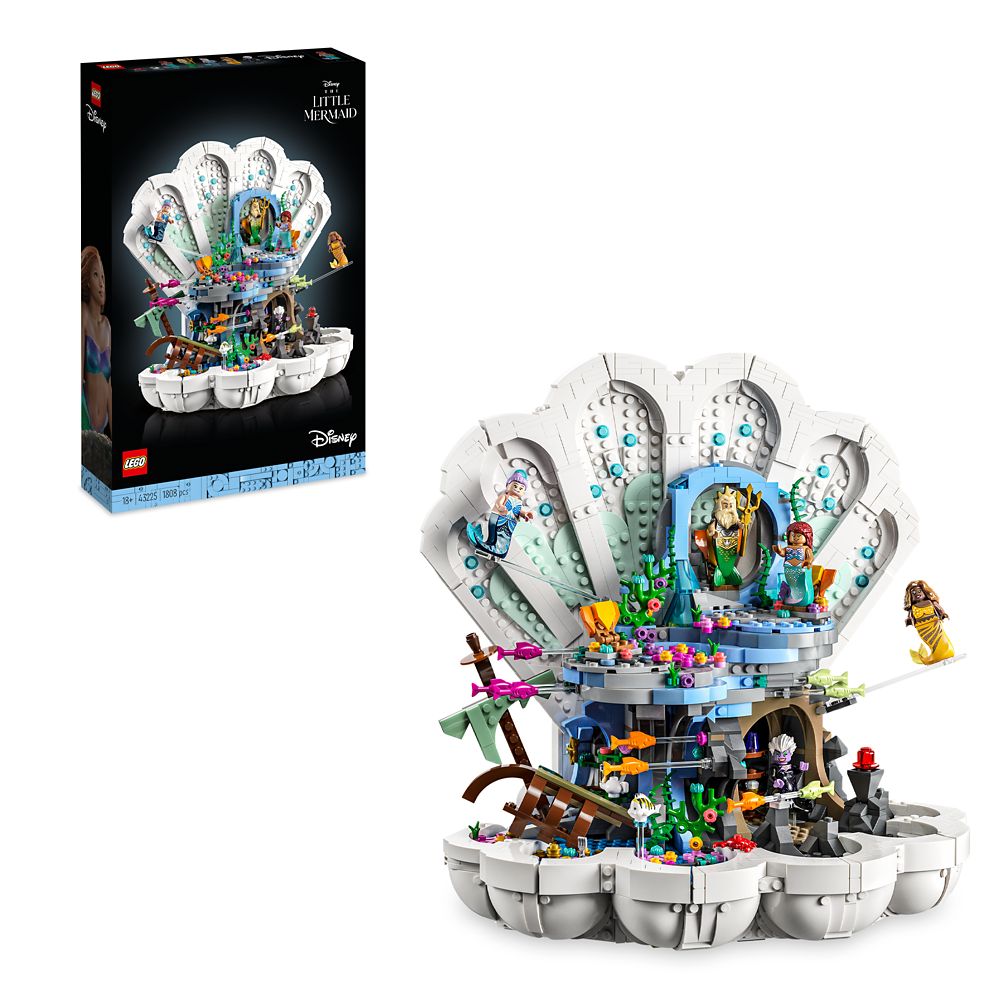 LEGO The Little Mermaid Royal Clamshell – 43225 – Live Action Movie available online for purchase