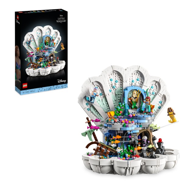 LEGO The Little Mermaid Royal Clamshell – 43225 – Live Action Movie
