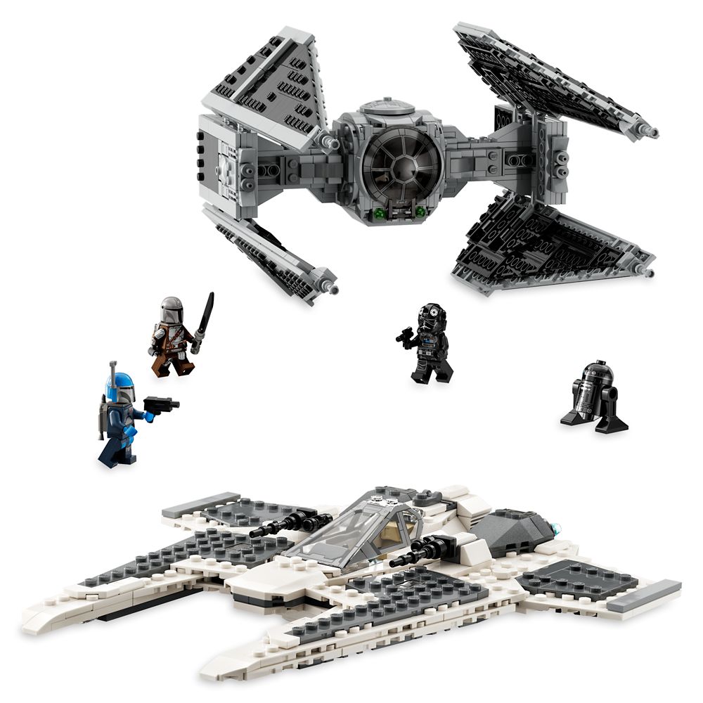 LEGO Star Wars Mandalorian Fang Fighter vs. TIE Interceptor 75348 Building  Toy Set, Perfect Star Wars Gift for Fans Aged 9 and Up; with 3 Characters  Including The Mandalorian : : Toys & Games