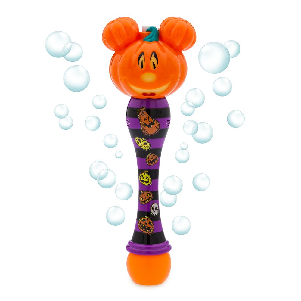 Mickey Mouse Jack-o'-Lantern Halloween Light-Up Bubble Wand