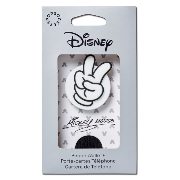 Mickey Mouse Peace Sign Phone Wallet and PopGrip by PopSockets