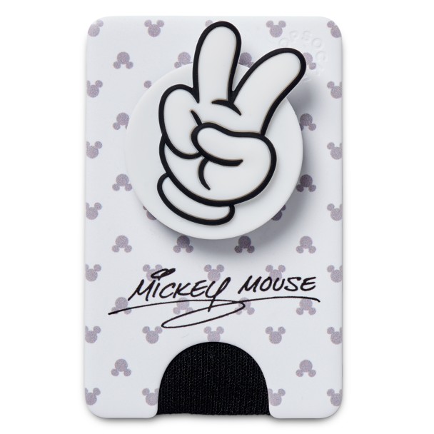 Mickey Mouse Peace Sign Phone Wallet and PopGrip by PopSockets