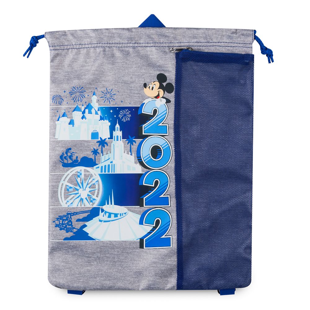 Mickey Mouse Cinch Sack Tote – Disneyland 2022