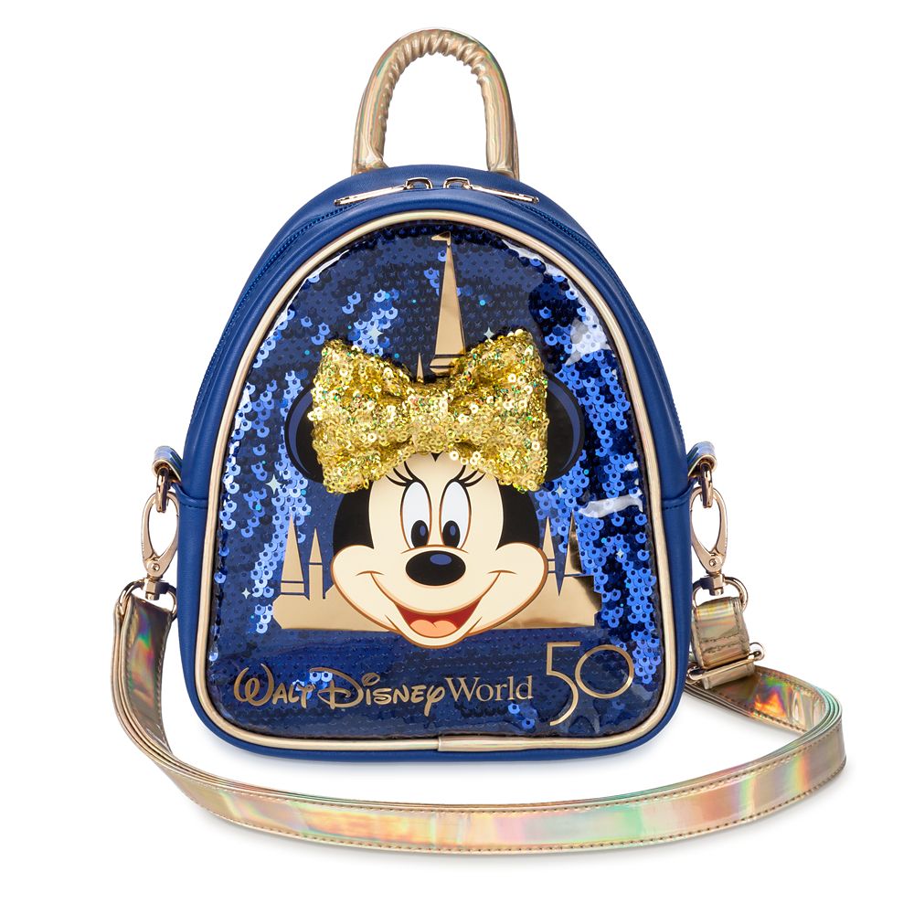 Minnie Mouse Sequined Crossbody Bag – Walt Disney World 50th Anniversary