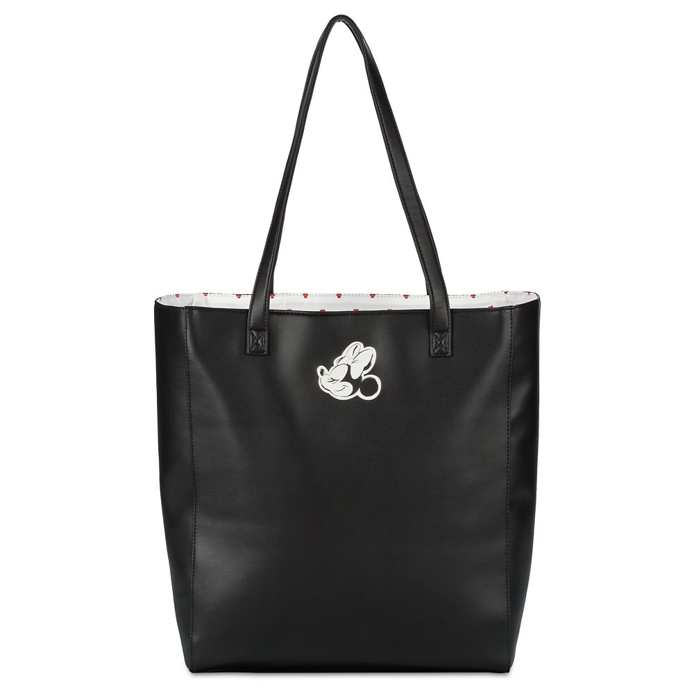 Minnie Mouse Faux Suede Tote Bag Official shopDisney
