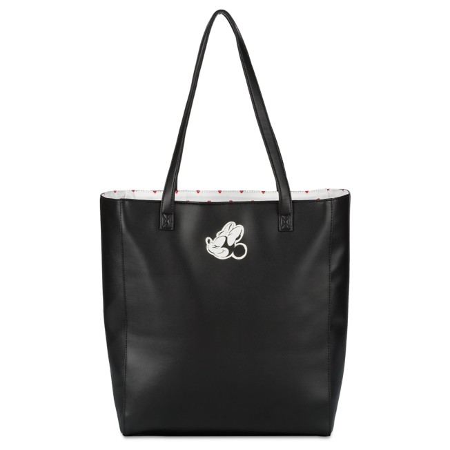 Minnie Mouse Faux Suede Tote Bag