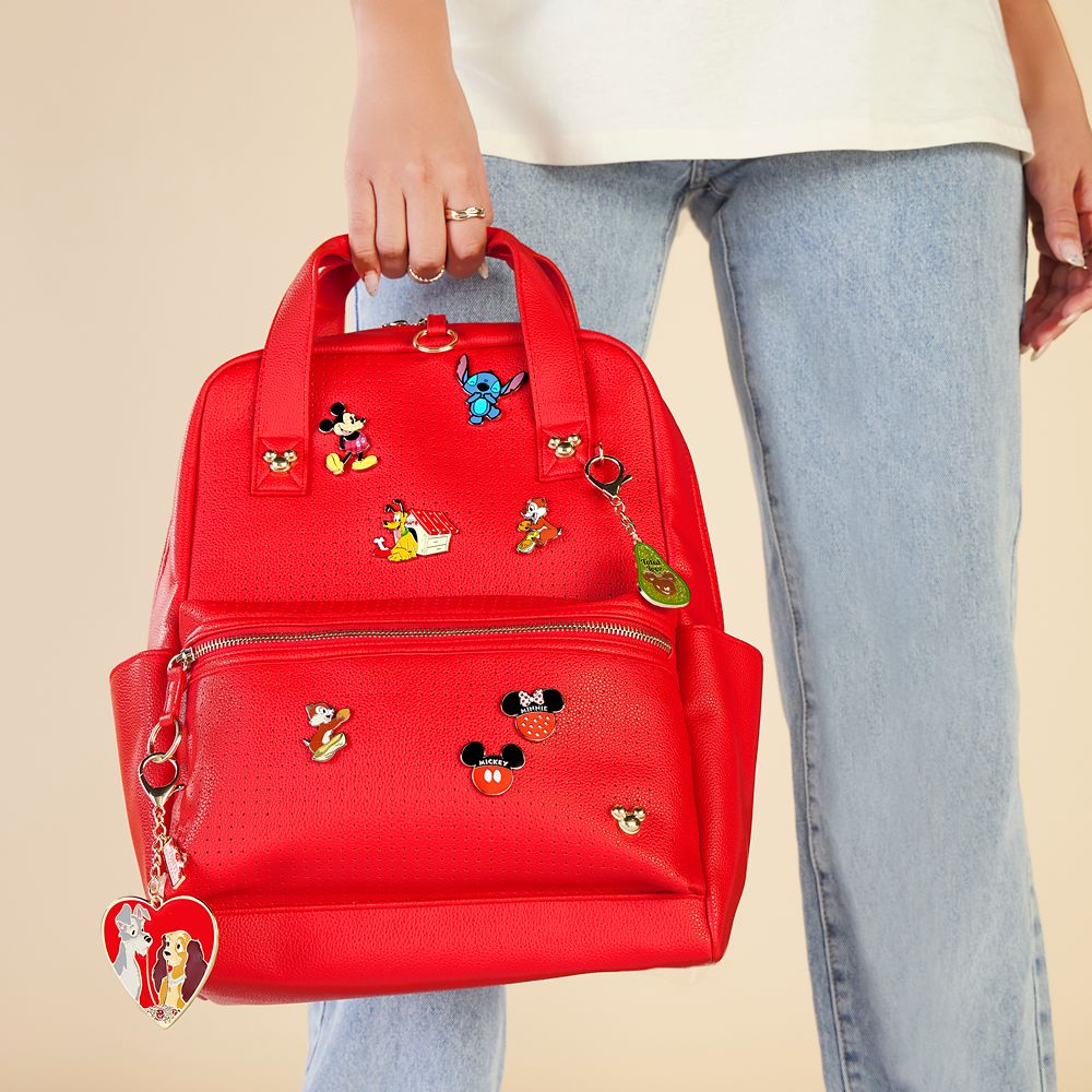 Mickey Mouse Faux Leather Backpack