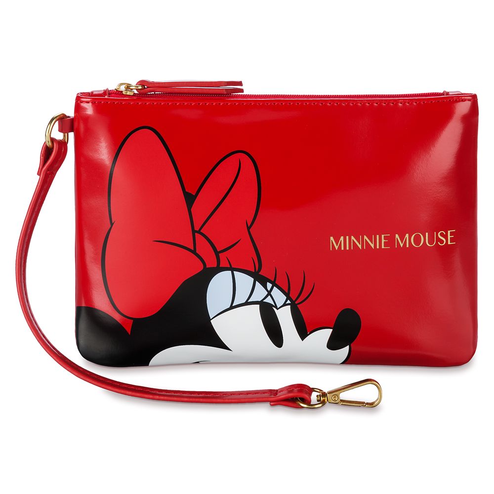 Minnie Mouse Polka Dot Tote Bag with Pouch