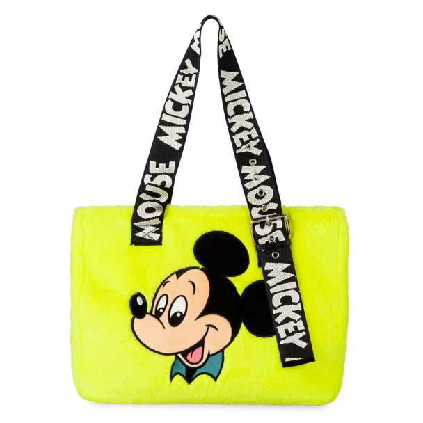 Mickey Mouse Fuzzy Tote Bag