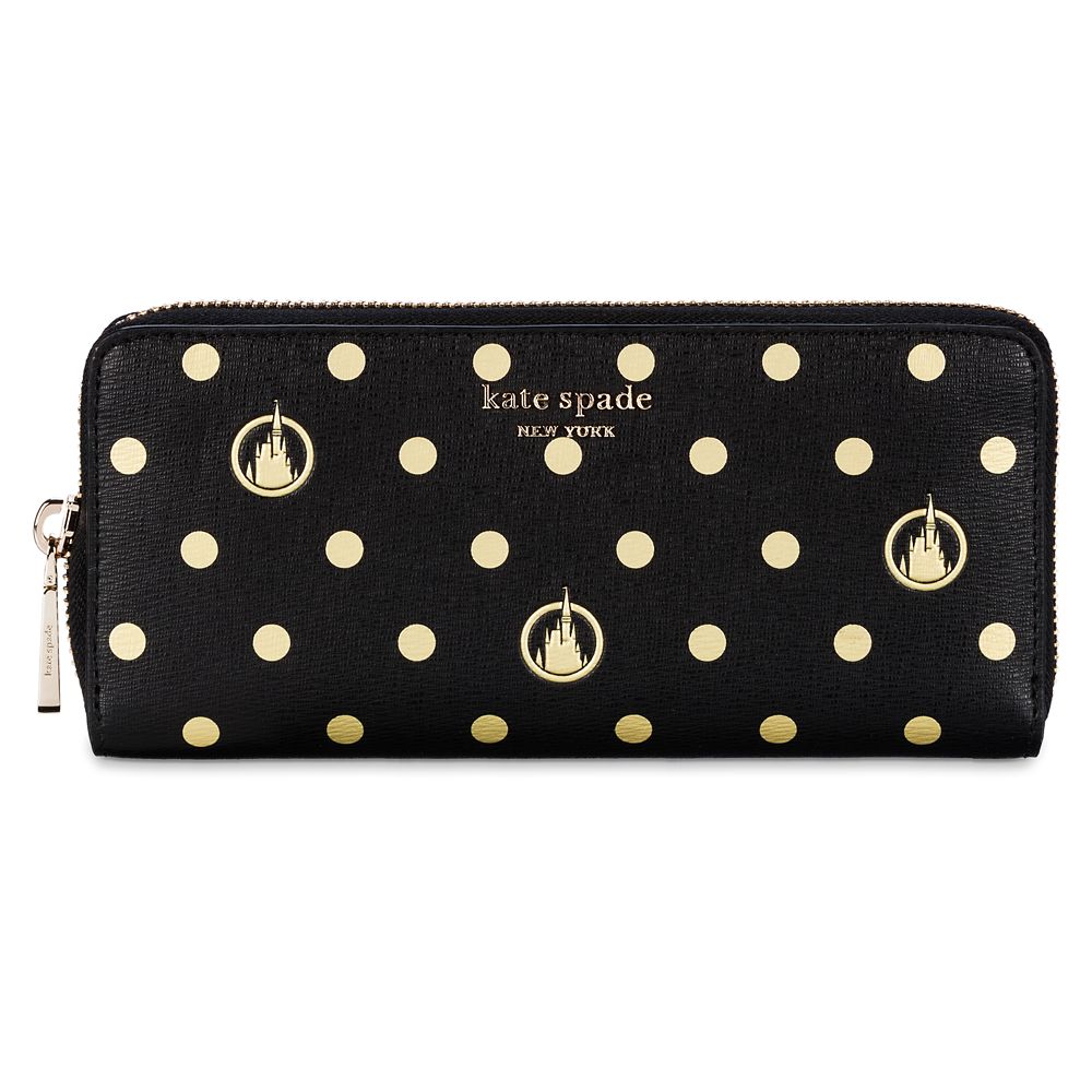  Kate Spade New York Disney X Minnie Mouse Zip Around Wallet :  Clothing, Shoes & Jewelry