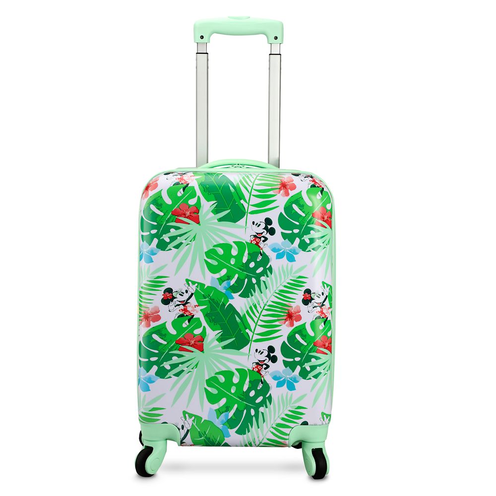 Mickey and Minnie Mouse Tropical Rolling Luggage