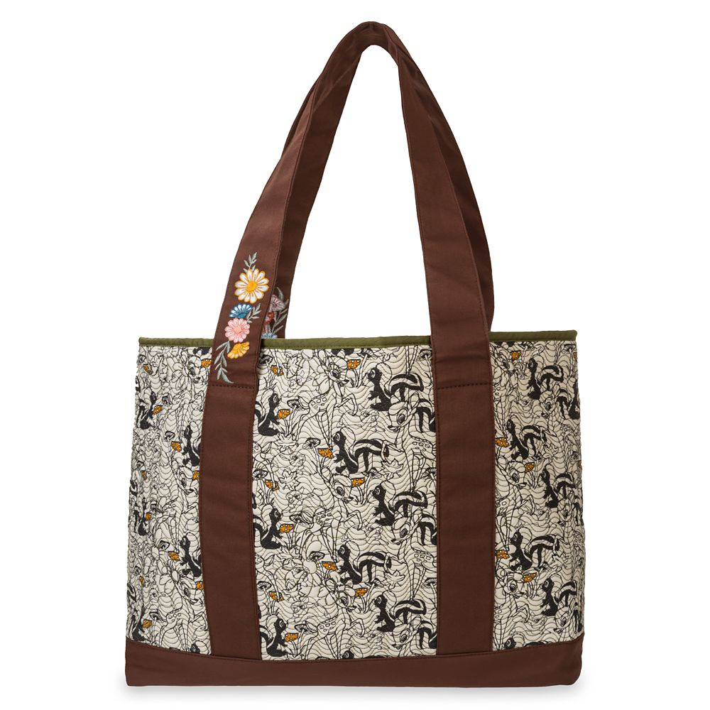 Bambi Quilted Tote Bag Official shopDisney