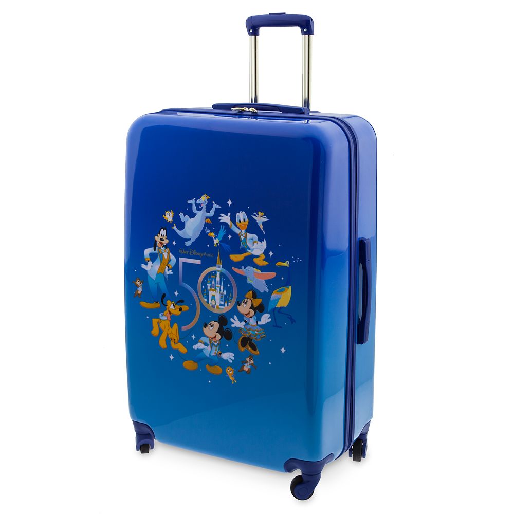 Walt Disney World 50th Anniversary Rolling Luggage – Large