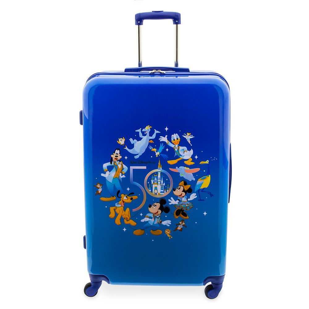 Walt Disney World 50th Anniversary Rolling Luggage – Large