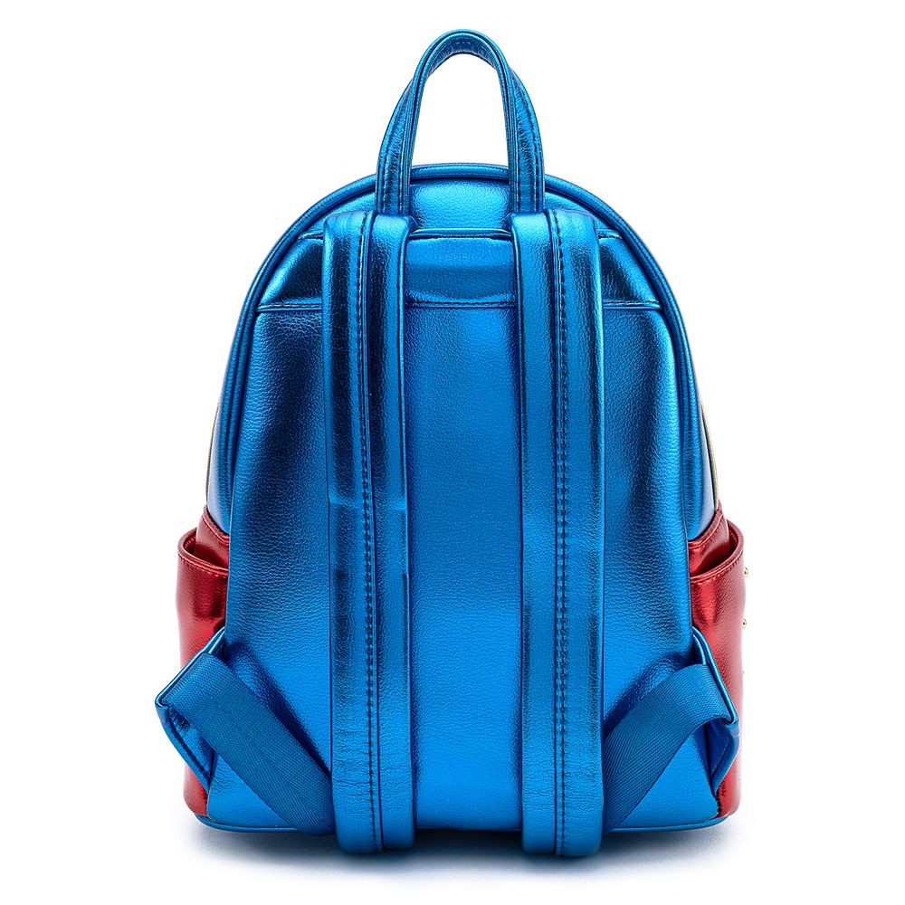 Marvel's Captain Marvel Metallic Mini Backpack by Loungefly