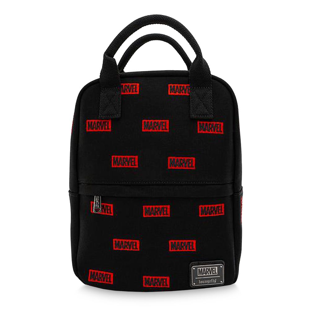 Marvel Logo Loungefly Canvas Mini Backpack