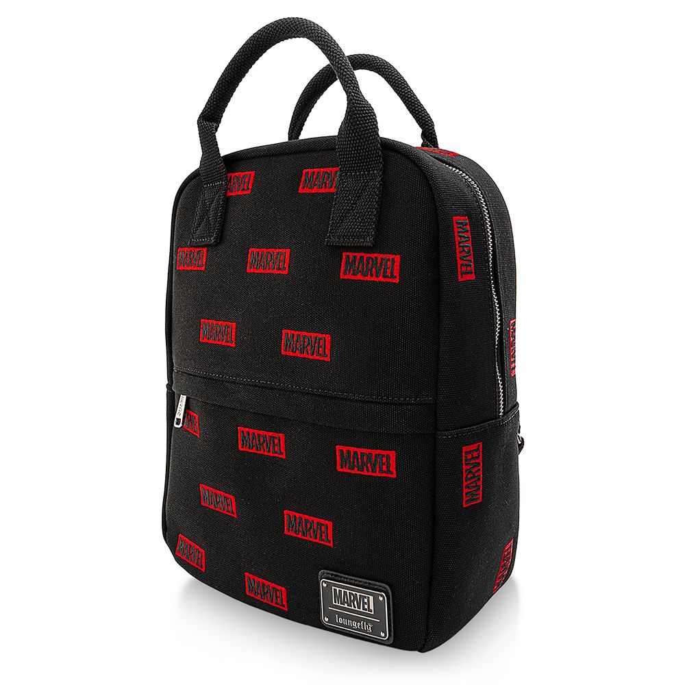 Marvel Logo Loungefly Canvas Mini Backpack
