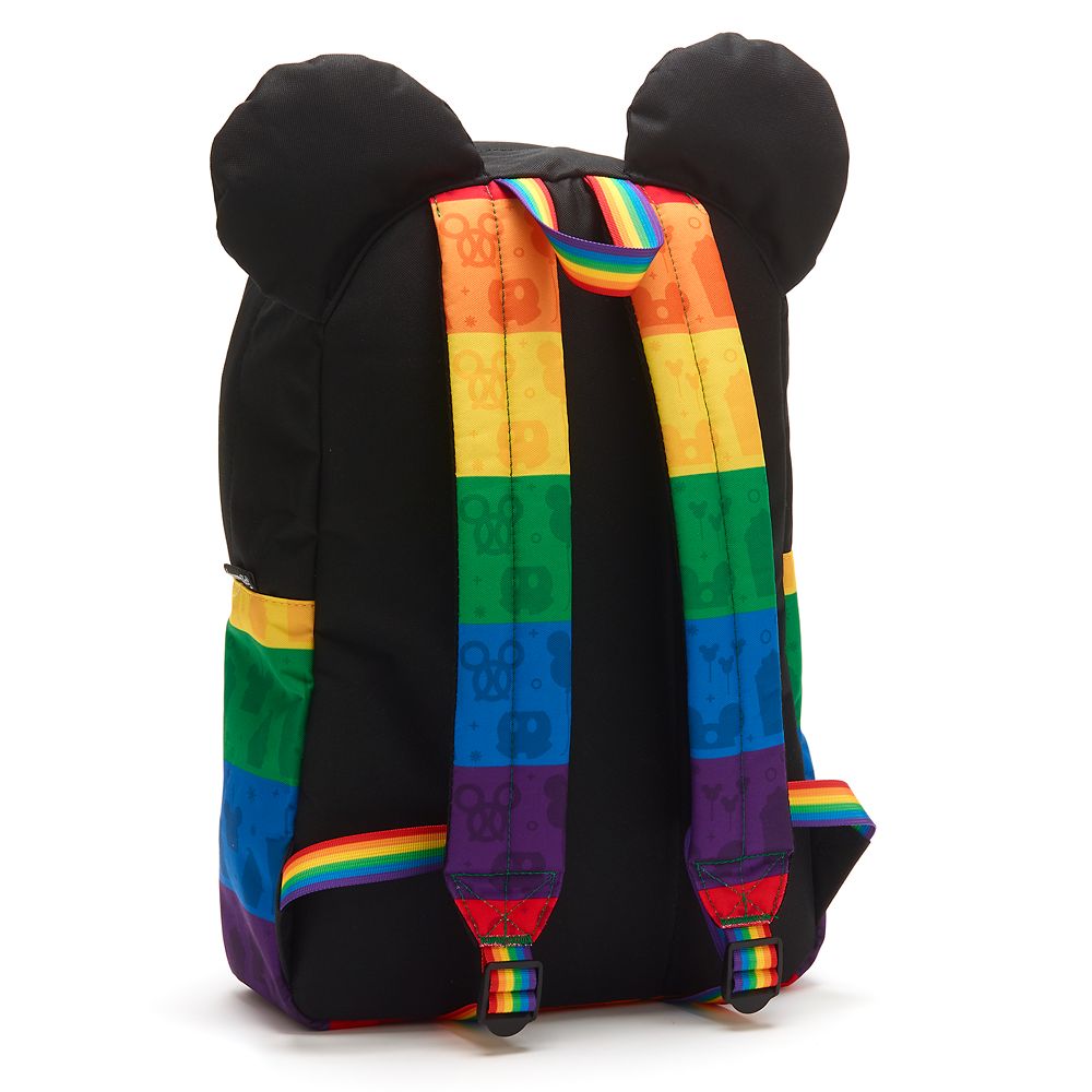 Rainbow Disney Collection Mickey Mouse Canvas Backpack by Loungefly – 2020
