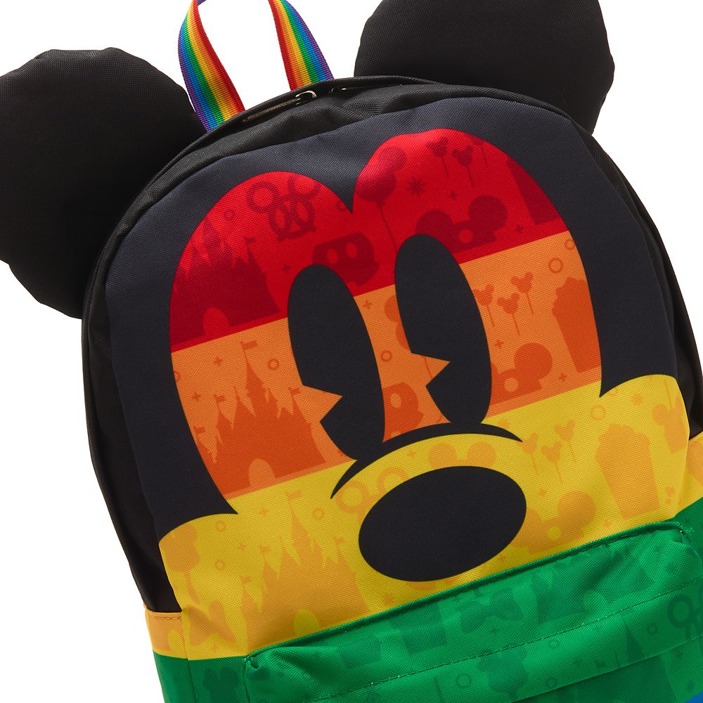 Rainbow Disney Collection Mickey Mouse Canvas Backpack by Loungefly – 2020