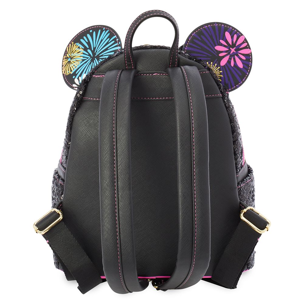 Minnie Mouse: The Main Attraction Loungefly Mini Backpack – Nighttime Fireworks & Castle Finale – Limited Release