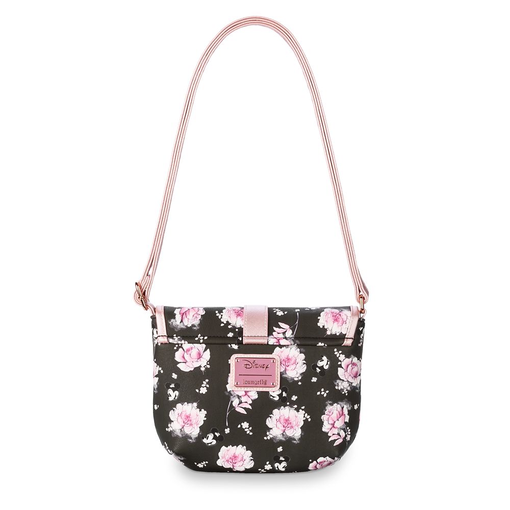 Minnie Mouse Floral Saddle Bag by Loungefly