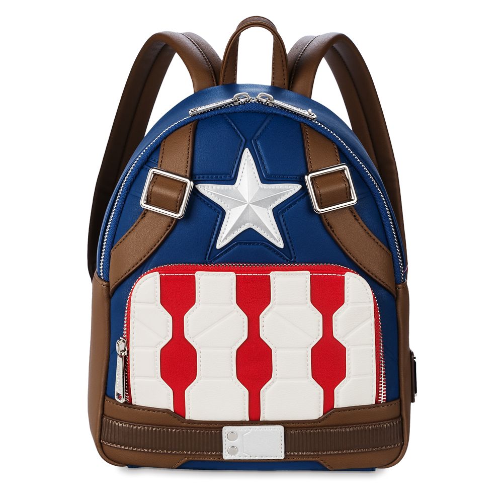 Captain America Loungefly Mini Backpack is now available for purchase