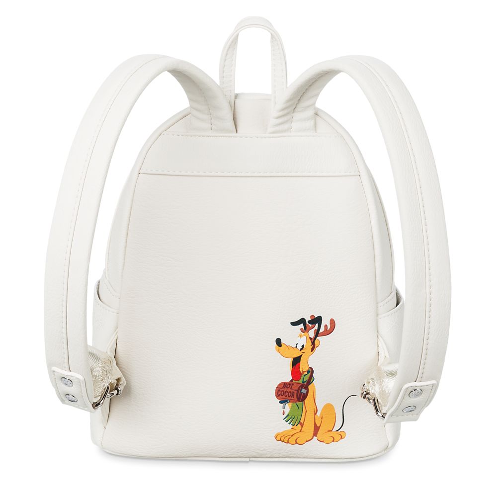 Mickey and Minnie Mouse Holiday Loungefly Mini Backpack