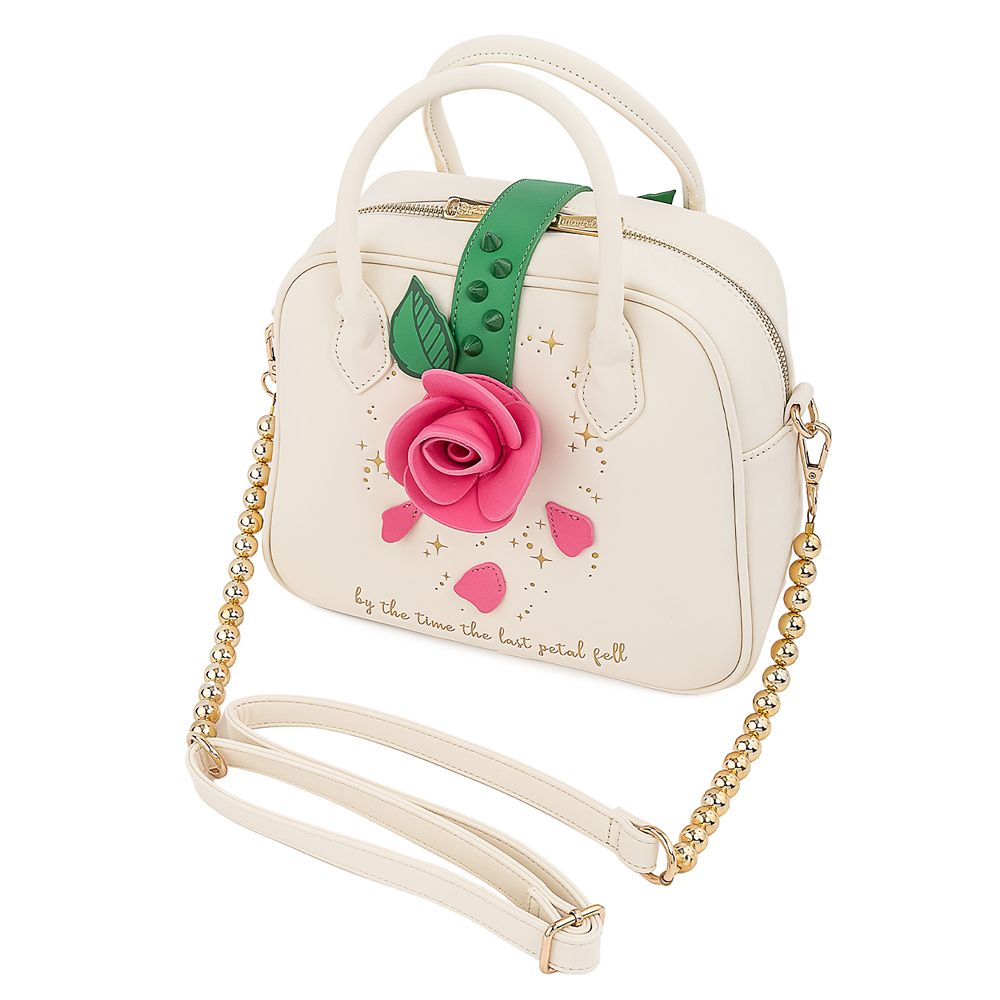 Enchanted Rose Loungefly Crossbody Bag – Beauty and the Beast 30th Anniversary