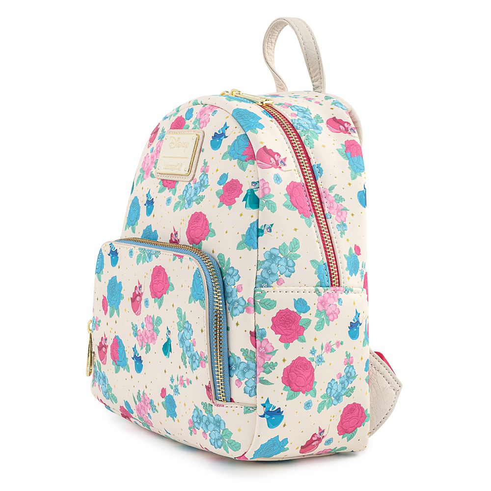 Flora, Fauna, and Merryweather Loungefly Mini Backpack – Sleeping Beauty