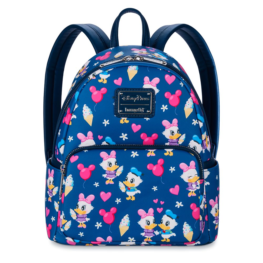 Donald and Daisy Duck ”Love” Loungefly Mini Backpack is available online for purchase