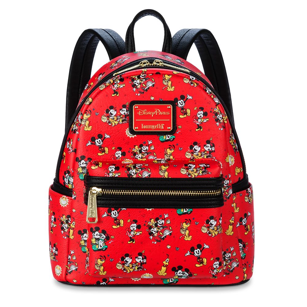 Mickey and Minnie Mouse Loungefly Mini Backpack is now available