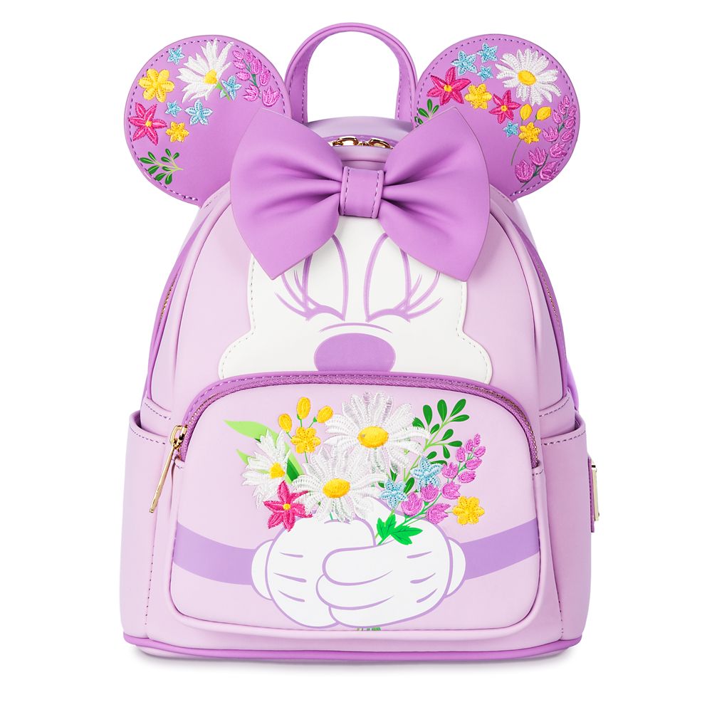 Minnie Mouse Flower Loungefly Mini Backpack is here now