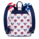 Mickey and Minnie Mouse Americana Loungefly Mini Backpack