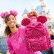 Minnie Mouse Sequin Loungefly Mini Backpack – Magenta