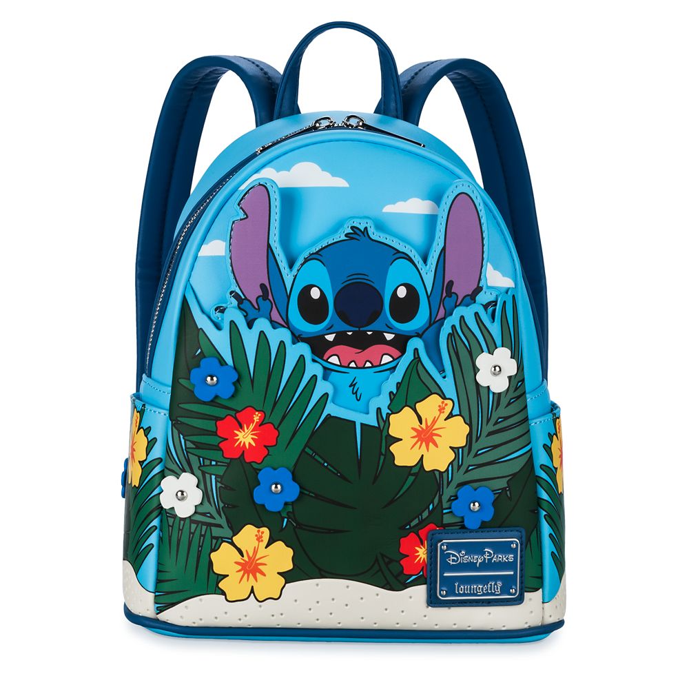 Stitch Floral Loungefly Mini Backpack