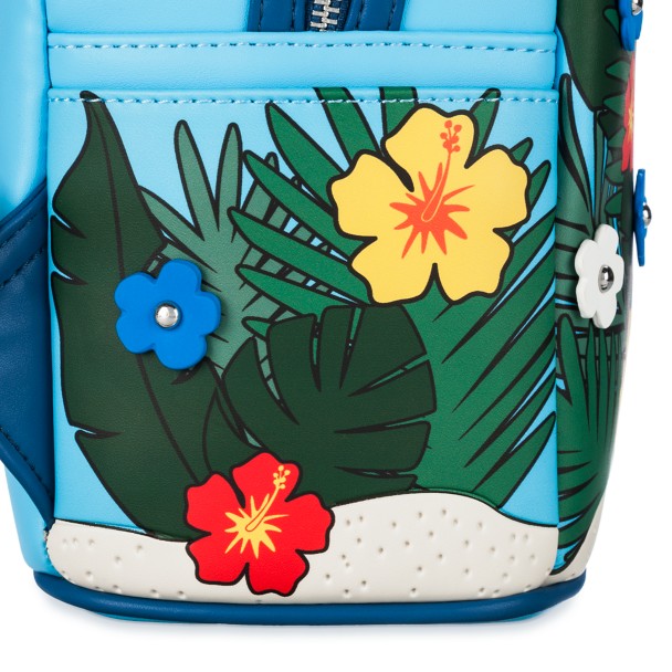 Disney Parks Stitch Tropical Florals Mini Backpack Bag New with Tag 
