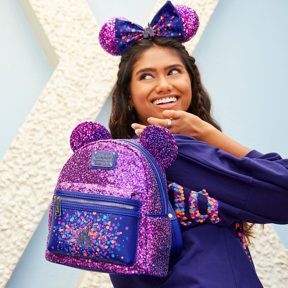 Disney Parks Sequin Loungefly Mini Backpack