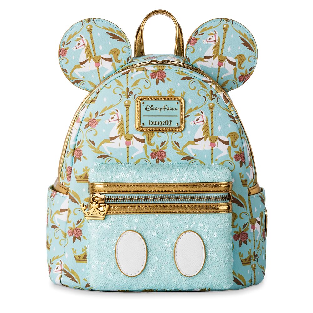 Mickey Mouse: The Main Attraction Loungefly Mini Backpack – Prince Charming Regal Carrousel – Limited Release