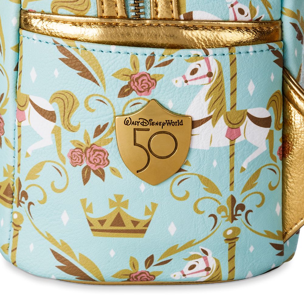 Mickey Mouse: The Main Attraction Loungefly Mini Backpack – Prince Charming Regal Carrousel – Limited Release