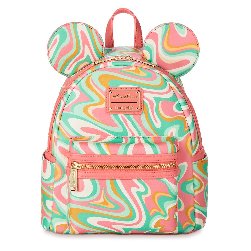 Mickey Mouse Swirl Loungefly Mini Backpack