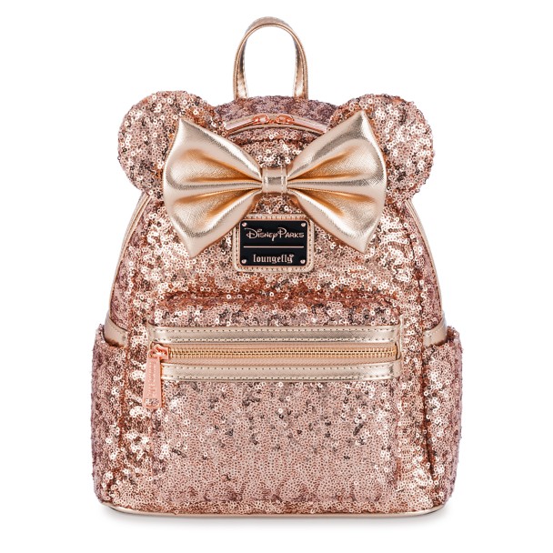 Minnie Mouse Sequin Mini Backpack – Gold | shopDisney