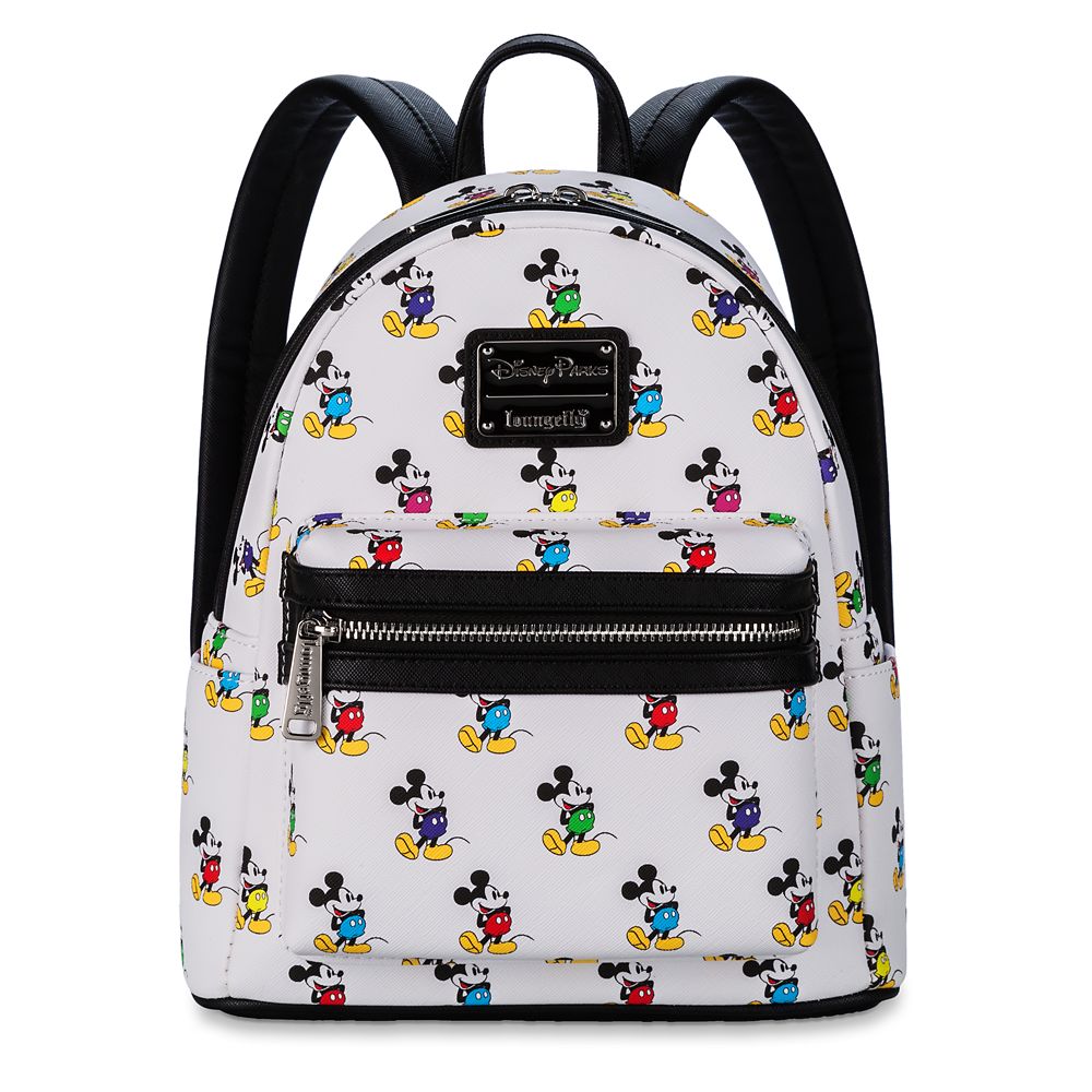 Mickey Mouse Allover Classic Standing Loungefly Mini Backpack is here now
