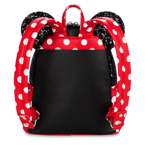 Loungefly Mickey & Minnie Winter Skating Scene Mini Backpack (Exclusive)
