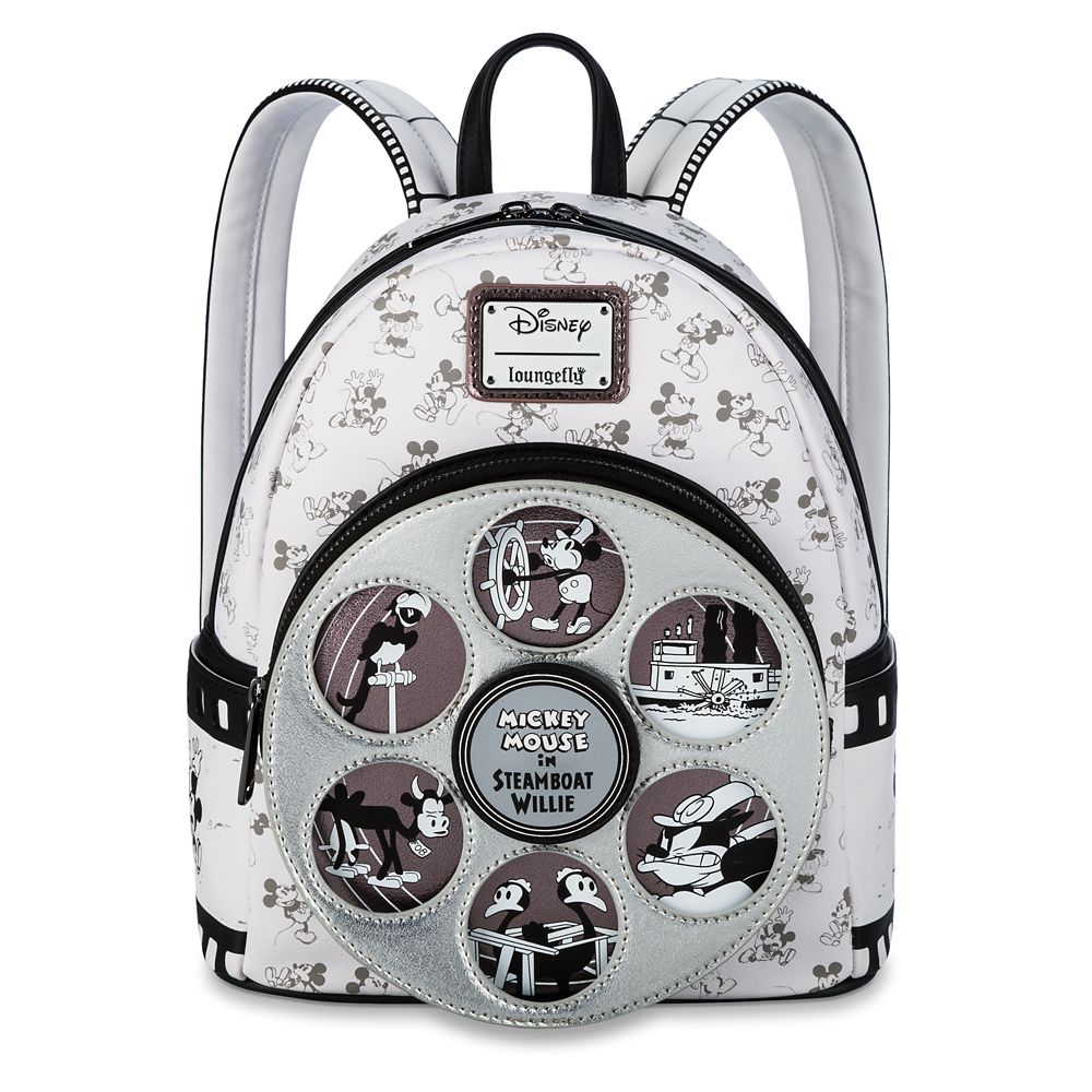 Loungefly Mickey Mouse Steamboat Willie Disney100 Decades Mini Backpack, 1  of 10