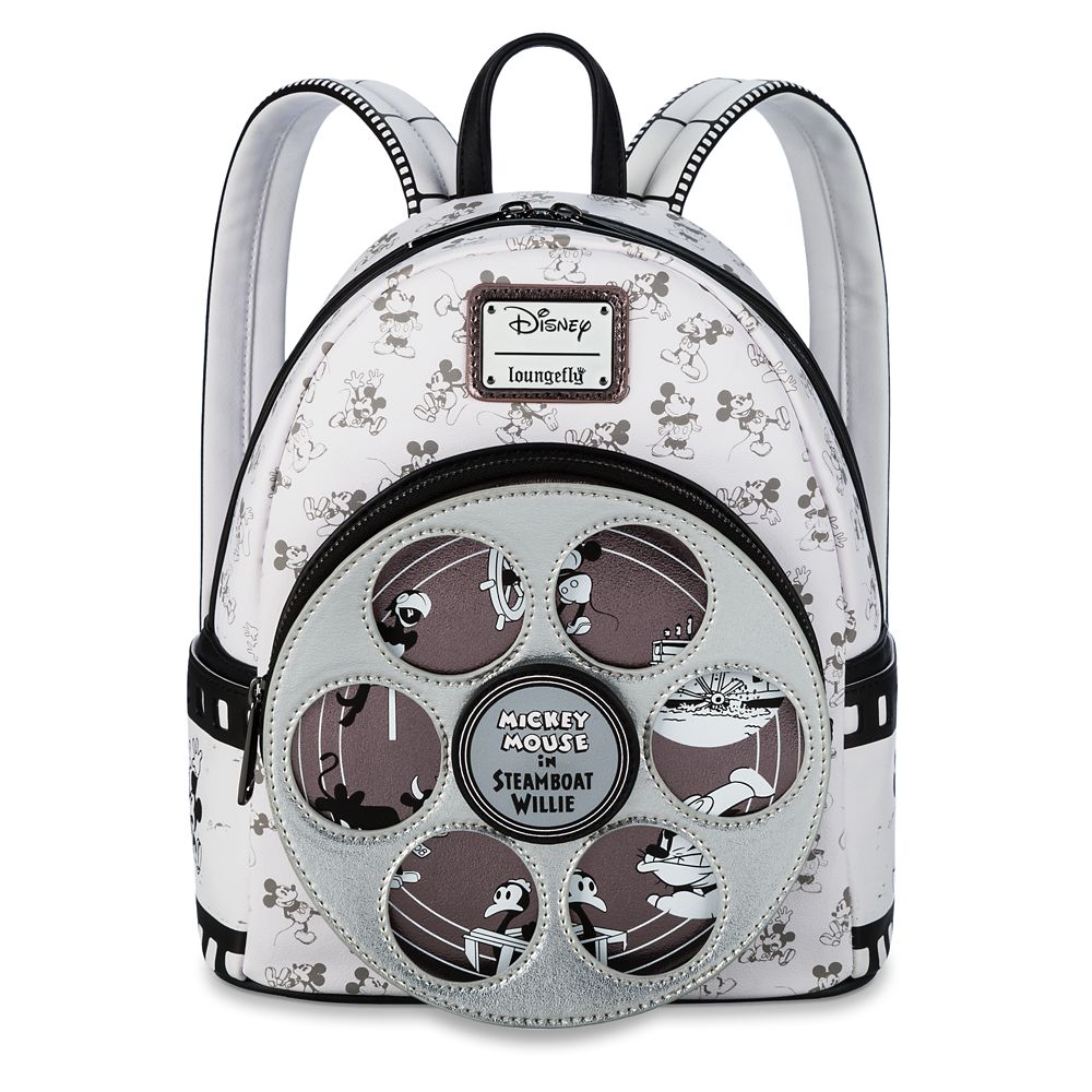 Mickey Mouse Steamboat Willie Loungefly Mini Backpack – Disney100