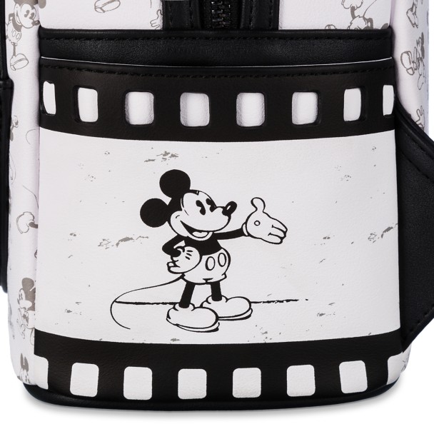Loungefly Mickey Mouse Steamboat Willie Disney100 Decades Mini Backpack, 1  of 10