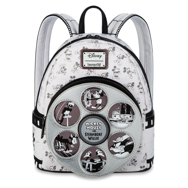 Mickey Mouse Steamboat Willie Loungefly Mini Backpack – Disney100