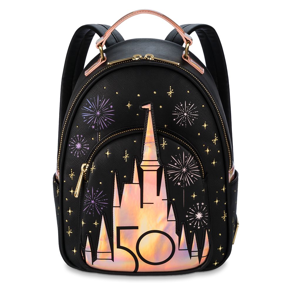 Walt Disney World 50th Anniversary Grand Finale Loungefly Mini Backpack