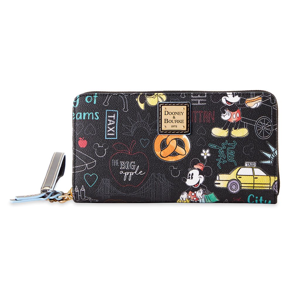 Mickey and Minnie Mouse New York City Dooney & Bourke Wristlet Wallet Official shopDisney