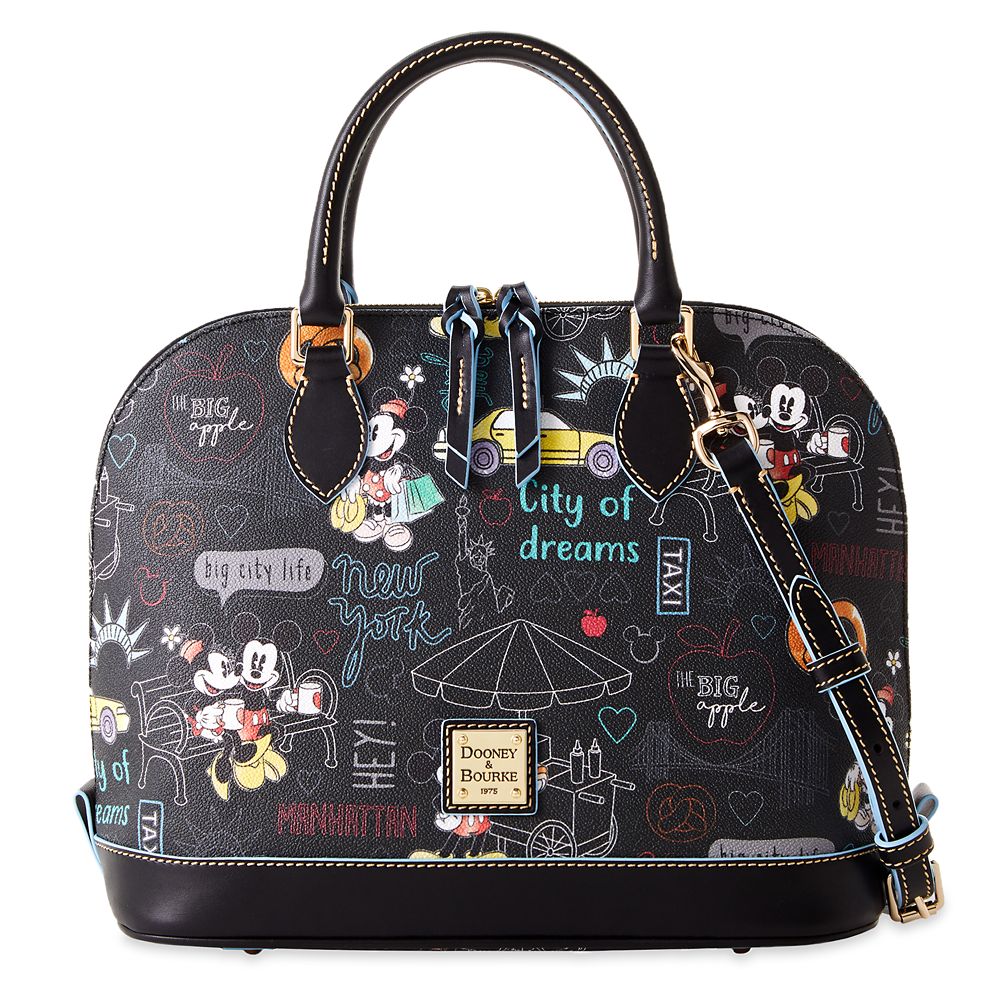 Mickey and Minnie Mouse New York City Dooney & Bourke Satchel Official shopDisney